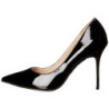 Black Shiny 10 cm CLASSIQUE-20 pointed toe stiletto pumps