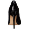 Black Shiny 10 cm CLASSIQUE-20 pointed toe stiletto pumps