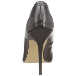 Black Leatherette 10 cm CLASSIQUE-20 pointed toe stiletto pumps