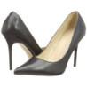 Black Leatherette 10 cm CLASSIQUE-20 pointed toe stiletto pumps