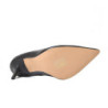 Black Leatherette 10 cm CLASSIQUE-20 pointed toe stiletto pumps