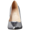 Silver Leatherette 10 cm CLASSIQUE-20 pointed toe stiletto pumps