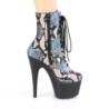 Silver Snake pattern 18 cm ADORE-1020SP Exotic pole dance ankle boots