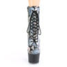 Silver Snake pattern 18 cm ADORE-1020SP Exotic pole dance ankle boots