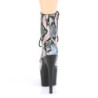 Silver Snake pattern 18 cm ADORE-1020SP Exotic pole dance ankle boots