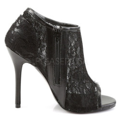 Nero Tessuto 13 cm AMUSE-56 Scarpe Décolleté da Sera
