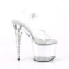 Acrylic 18 cm Pleaser UNICORN-708RSH Platform High Heels Shoes