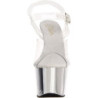 Trasparente 18 cm ADORE-708 Cromo Plateau Tacchi Alti a Spillo