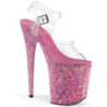 Rose glitter 20 cm FLAMINGO-808CF Pole dancing high heels shoes