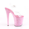 Rose glitter 20 cm FLAMINGO-808CF Pole dancing high heels shoes