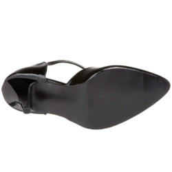 Verniciata 10 cm VANITY-415 scarpe décolleté cinturino a t nere