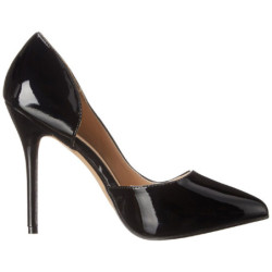 Nero Vernice 13 cm AMUSE-22 Scarpe Décolleté Classico Donna