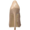 Beige Vernice 13 cm SEXY-42 Scarpe Décolleté Classico Donna
