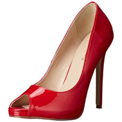 Rosso Vernice 13 cm SEXY-42 Scarpe Décolleté Classico Donna