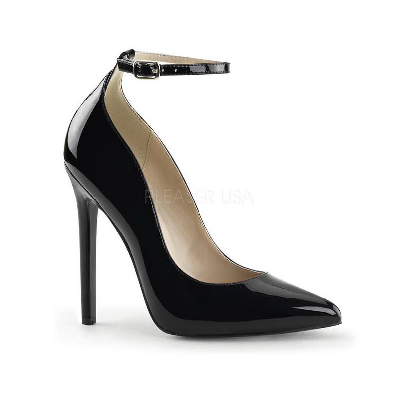 Nero Vernice 13 cm SEXY-23 Scarpe Décolleté Classico Donna