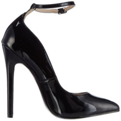 Nero Vernice 13 cm SEXY-23 Scarpe Décolleté Classico Donna