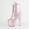 Blush glitter 18 cm high heels ankle boots platform