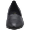 Black Leatherette 5 cm FAB-420W Pumps with low heels