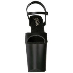 Black Leatherette 20 cm XTREME-809 High Heels Platform