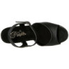 Black Leatherette 20 cm XTREME-809 High Heels Platform