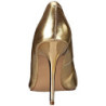 Gold Leatherette 10 cm CLASSIQUE-20 Pumps High Heels for Men