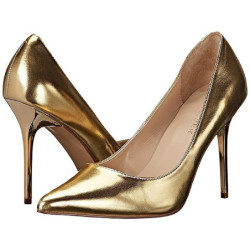 Gold Leatherette 10 cm CLASSIQUE-20 Pumps High Heels for Men