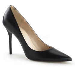 Black Leatherette 10 cm CLASSIQUE-20 Pumps High Heels for Men
