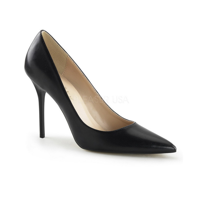 Nero Ecopelle 10 cm CLASSIQUE-20 Tacchi altissimi da uomo