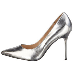 Argento Ecopelle 10 cm CLASSIQUE-20 Tacchi altissimi da uomo