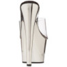 Trasparente 18 cm ADORE-701 Cromo Plateau Mules Scarpe