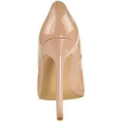 Beige Vernice 13 cm SEXY-20 scarpe tacchi a spillo con punta