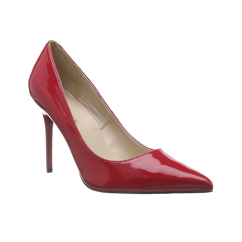 Red Shiny 10 cm CLASSIQUE-20 Pumps High Heels for Men