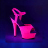 Pink Neon 15 cm Pleaser KISS-209UV Platform High Heels