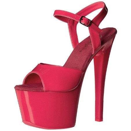 Rosa Neon 18 cm Pleaser SKY-309UV Plateau Tacchi Alti a Spillo