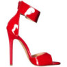 Red Varnish 13 cm SEXY-19 High Heeled Evening Sandals