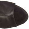 Nero Opaco 18 cm Pleaser ADORE-1018 Plateau Stivaletti Donna