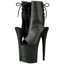 Nero Opaco 20 cm FLAMINGO-1018 Plateau Stivaletti Donna