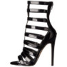 Nero Verniciato 13 cm SEXY-52 Stivaletti Tacco Alto Donna