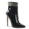 Nero Verniciato 13 cm SEXY-1006 Stivaletti tacchi a spillo