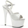 Bianco Vernice 18 cm ADORE-709 Plateau Calzature Tacchi Alti