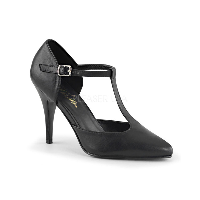 Nero Ecopelle 10,5 cm VANITY-415 Tacchi altissimi da uomo