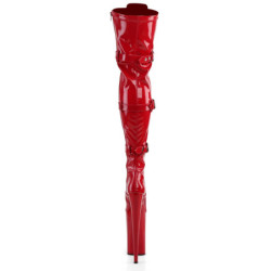 Red Patent 25,5 cm BEYOND-3028 platform extrem heels thigh high boots