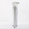 White Patent 25,5 cm BEYOND-087 extrem platform high heels pumps