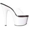 Bianco Neon 18 cm ADORE-701UV Plateau Mules Scarpe