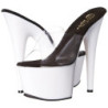 Bianco Neon 18 cm ADORE-701UV Plateau Mules Scarpe