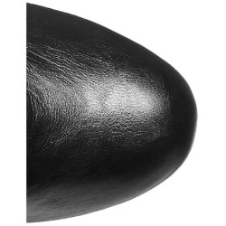 Black Leatherette 18 cm XTREME-1020 womens platform soled ankle boots