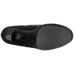 Black Leatherette 18 cm XTREME-1020 womens platform soled ankle boots