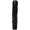 Nero Vernice 18 cm XTREME-1020 stivaletti con plateau suola donna