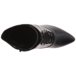 Nero Ecopelle 10,5 cm VANITY-1020 Stivaletti Tacco Alto Donna