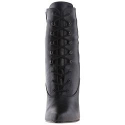 Nero Ecopelle 10,5 cm VANITY-1020 Stivaletti Donna da Uomo